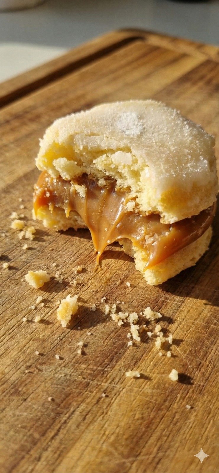 Bem-casado artesanal com recheio de doce de leite escorrendo - ViVa Confeitaria SP