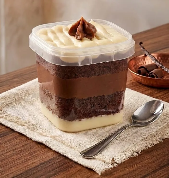 Mousse trufado de chocolate